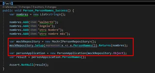 Mocking usando moq en NetCore