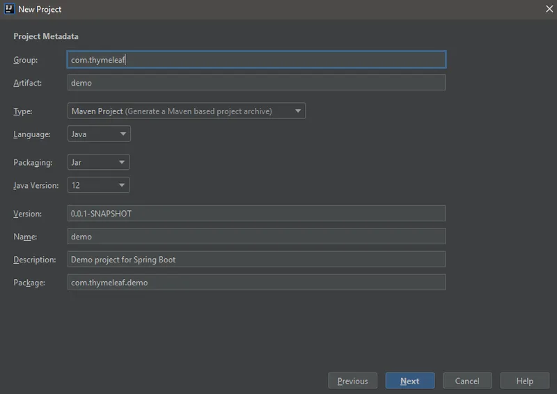 Creación del proyecto con Intellij IDEA