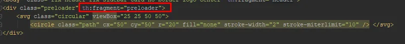 Configuración como fragment