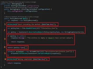 Código a refactorizar