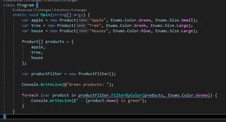 Filtrado por color a los productos