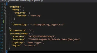 Configuración del appsetting