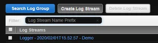 Validamos nuestro log stream
