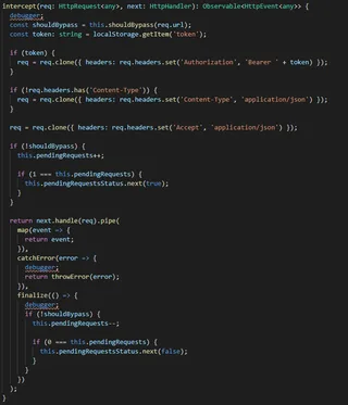 Implementación interceptor parte II