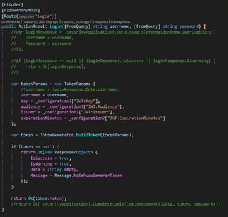Backend para generar el JWT