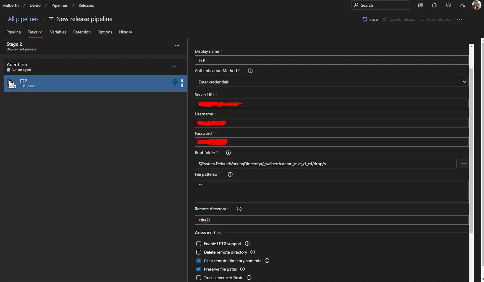 Información FTP