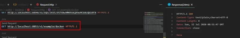 Probando el api inicialmente