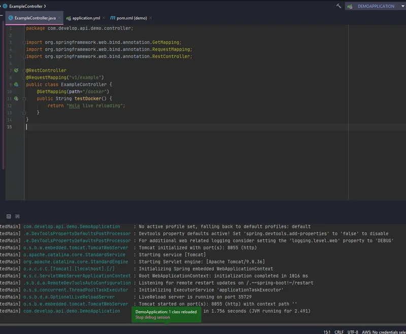 Build al cambio que hemos realizado
