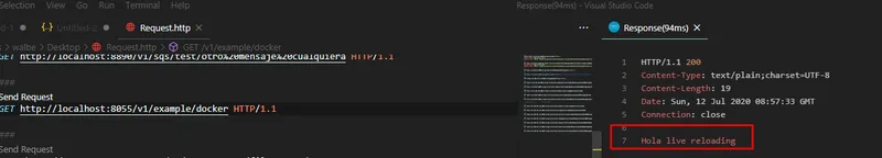Probamos el api nuevamente, visualizamos el cambio
