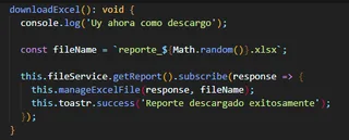 Primer metodo, descarga el excel
