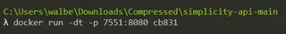 Ejecutamos nuestra imagen docker