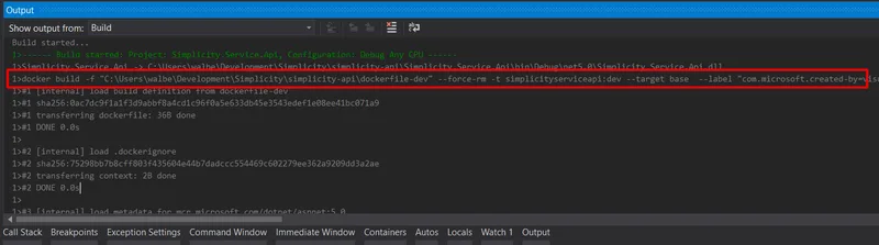 Docker build