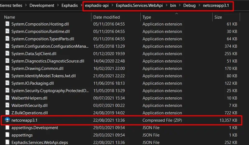 Realizamos un build de nuestras fuentes y comprimimos