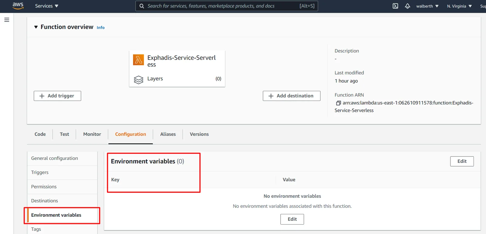 Configuramos variables de entorno, de ser necesario