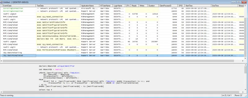SQL Profiler