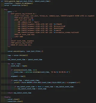 fetch_general_log